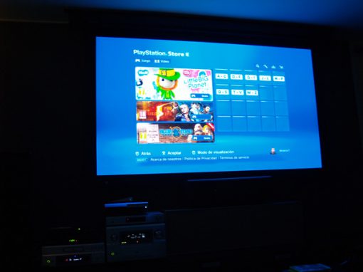 Instalación sistema de videoproyección