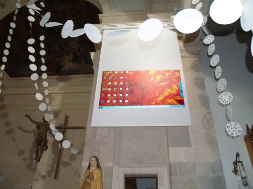 Audiovisuales en Iglesia Santa Teresita