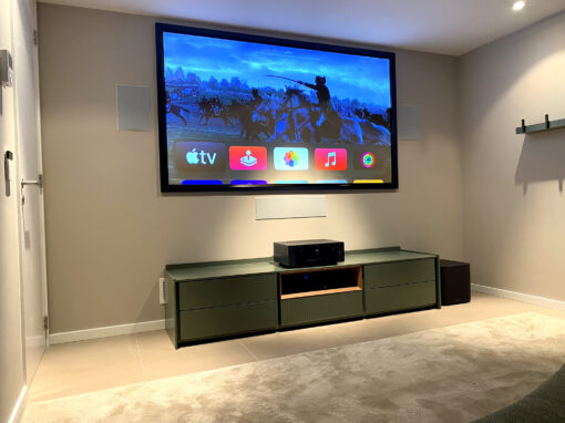 Sala de cine en casa en Palma