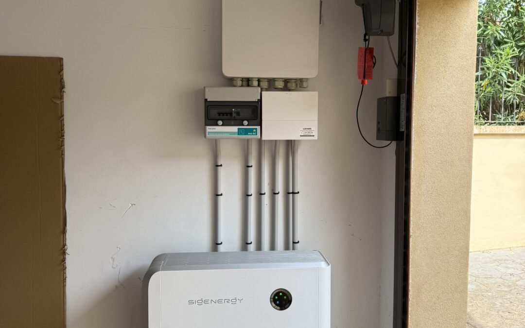 Instalación de baterías Sigenergy para autoconsumo y gestión energética en Mallorca